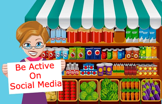 Selling with social - Be Active on Social Media