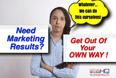 Social Selling Rule 1 to get Marketing Results.