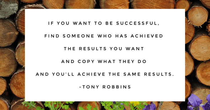 How to get results faster quote - Tony Robbins - By Rick Rea Social Selling HQ
