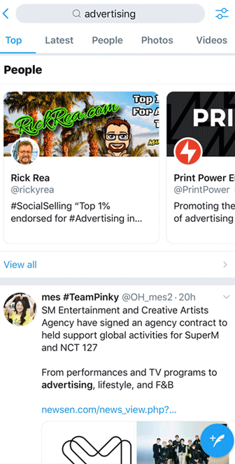 Top advertising Influencer on twitter - How to dominate your market - SEo by Rick Rea Social Selling HQ